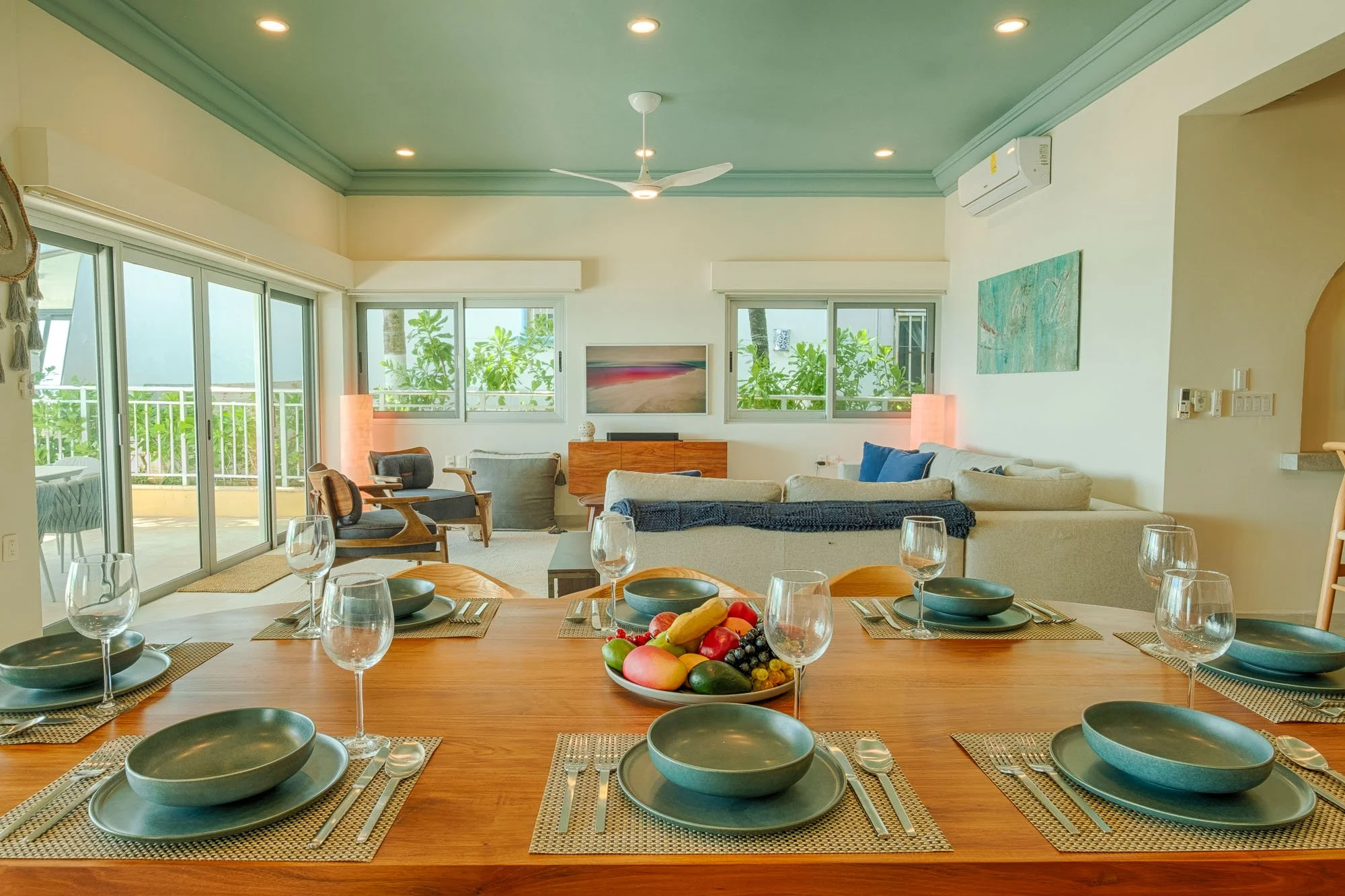 Living and dining